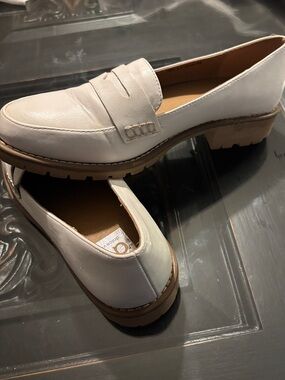 Dolce Vita Cream Lug-Sole Penny Loafers